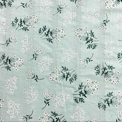 Floral Woven Cotton Jacquard - 9