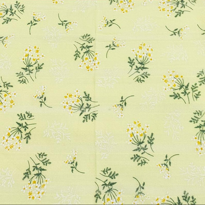 Floral Woven Cotton Jacquard - 6