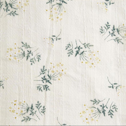 Floral Woven Cotton Jacquard - 7