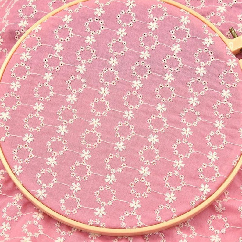 Floral Embroidered Gauze - 3