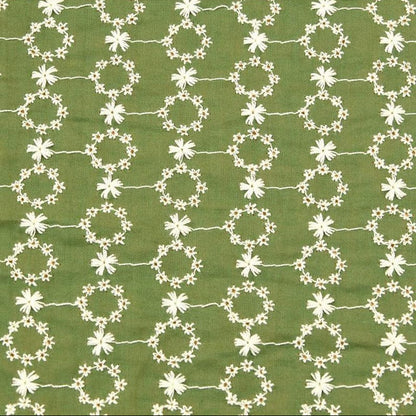 Floral Embroidered Gauze - 11