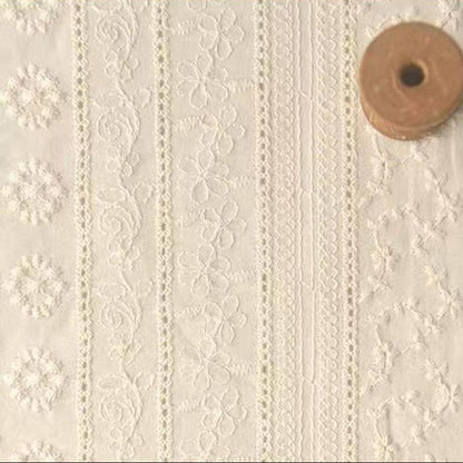 Floral Cotton Eyelet - 4