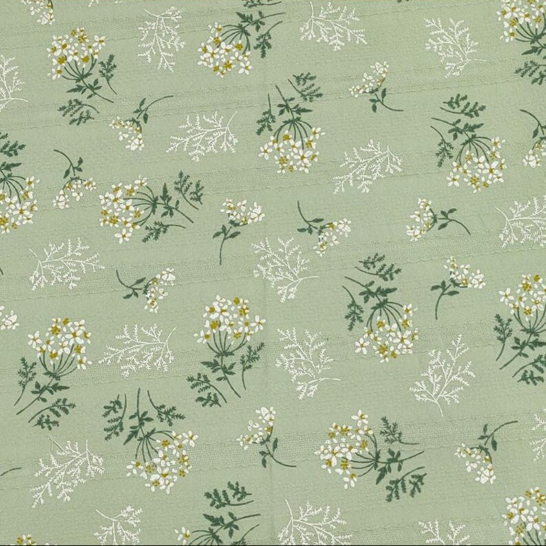 Floral Woven Cotton Jacquard - 4