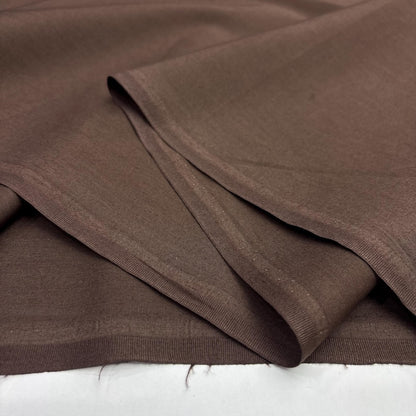 Chocolate Cotton Poplin, for Shirts & Dresses - Brown