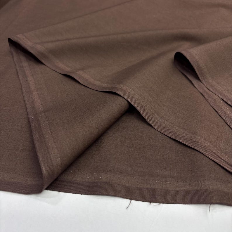 Chocolate Cotton Poplin, for Shirts & Dresses