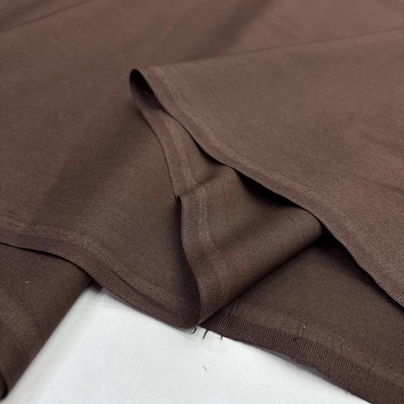 Chocolate Cotton Poplin, for Shirts & Dresses