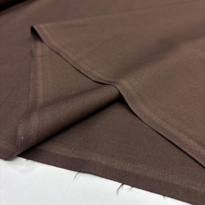 Chocolate Cotton Poplin, for Shirts & Dresses