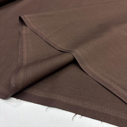Chocolate Cotton Poplin, for Shirts & Dresses