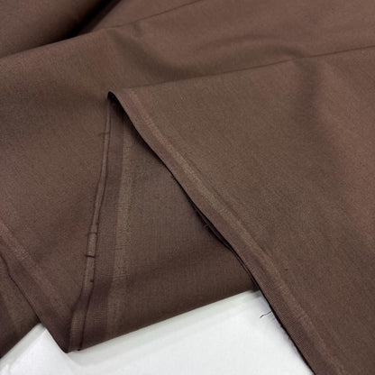 Chocolate Cotton Poplin, for Shirts & Dresses