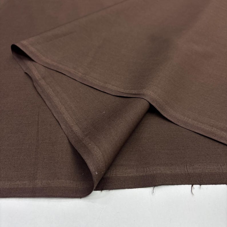 Chocolate Cotton Poplin, for Shirts & Dresses