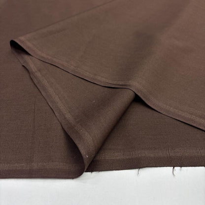 Chocolate Cotton Poplin, for Shirts & Dresses