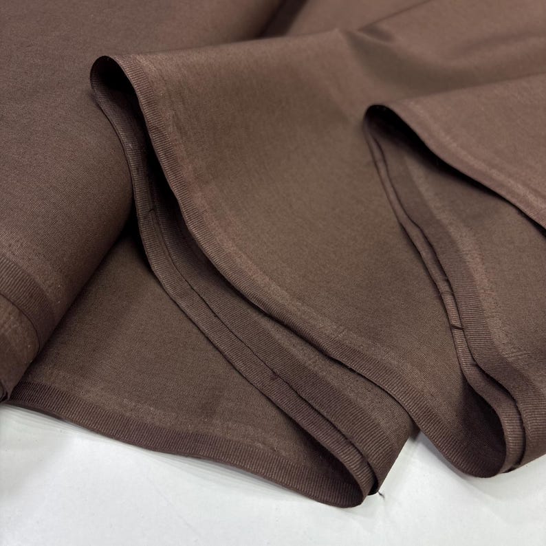 Chocolate Cotton Poplin, for Shirts & Dresses