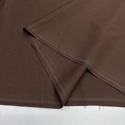 Chocolate Cotton Poplin, for Shirts & Dresses