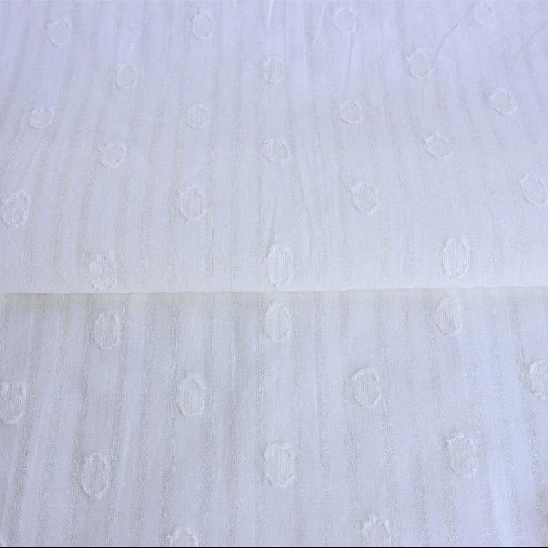 Cotton Swiss Dot Jacquard - 4