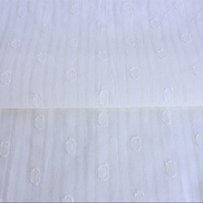 Cotton Swiss Dot Jacquard - 4