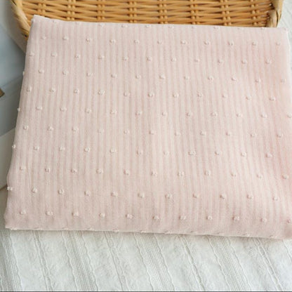Cotton Swiss Dot Jacquard Fabric - Texture