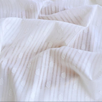Cotton Swiss Dot Jacquard - 5