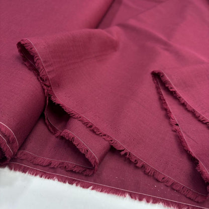 Burgundy Cotton Voile Fabric, for Scarves & Dresses