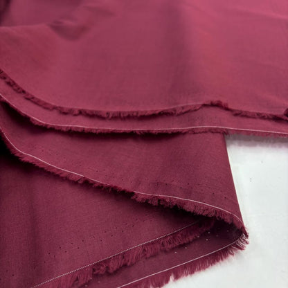 Burgundy Cotton Voile Fabric, for Scarves & Dresses