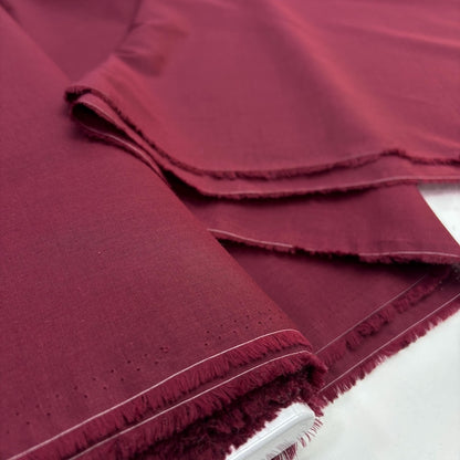 Burgundy Cotton Voile Fabric, for Scarves & Dresses
