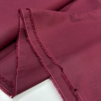 Burgundy Cotton Voile Fabric, for Scarves & Dresses