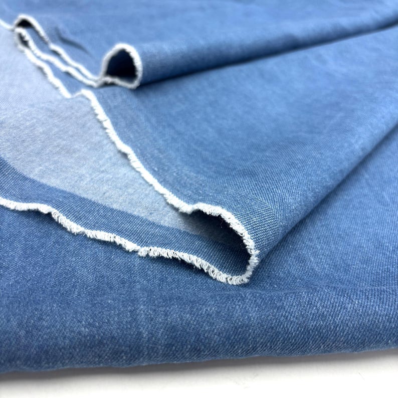 Stonewashed Cotton Denim, for Jackets & Jeans