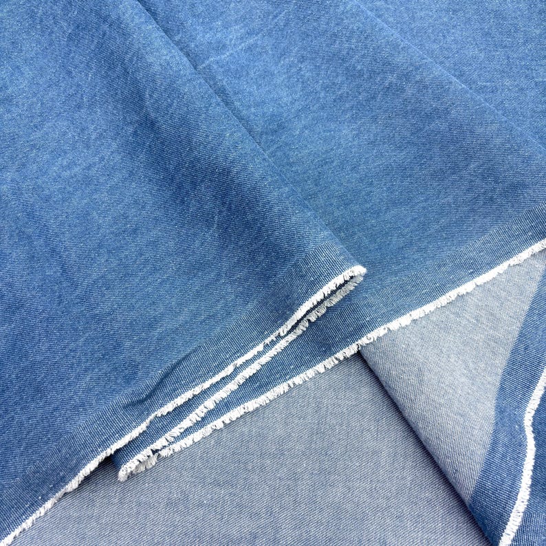 Stonewashed Cotton Denim, for Jackets & Jeans