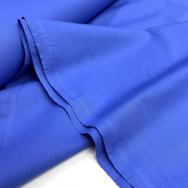 Violet Blue Cotton Poplin, for Dresses & Blouses