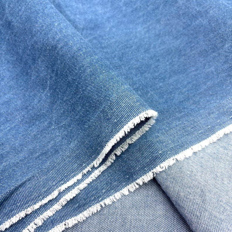 Stonewashed Cotton Denim, for Jackets & Jeans