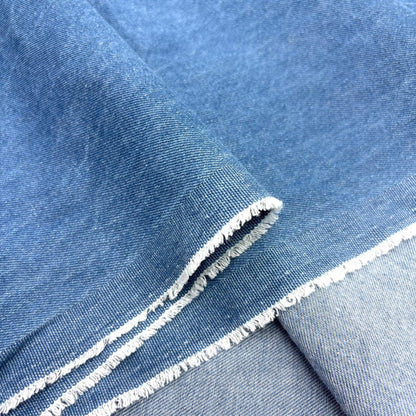 Stonewashed Cotton Denim, for Jackets & Jeans
