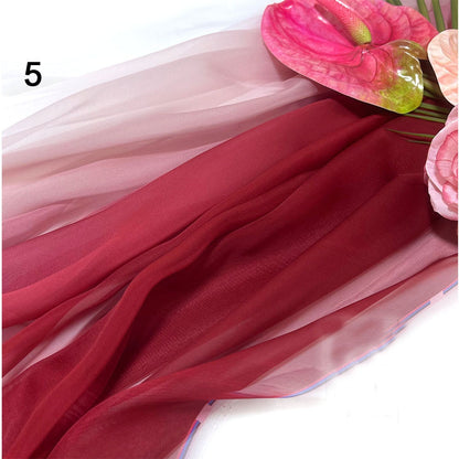 Ombre Chiffon Fabric, Lightweight 2-Tone for Dresses & Scarves - Color 4