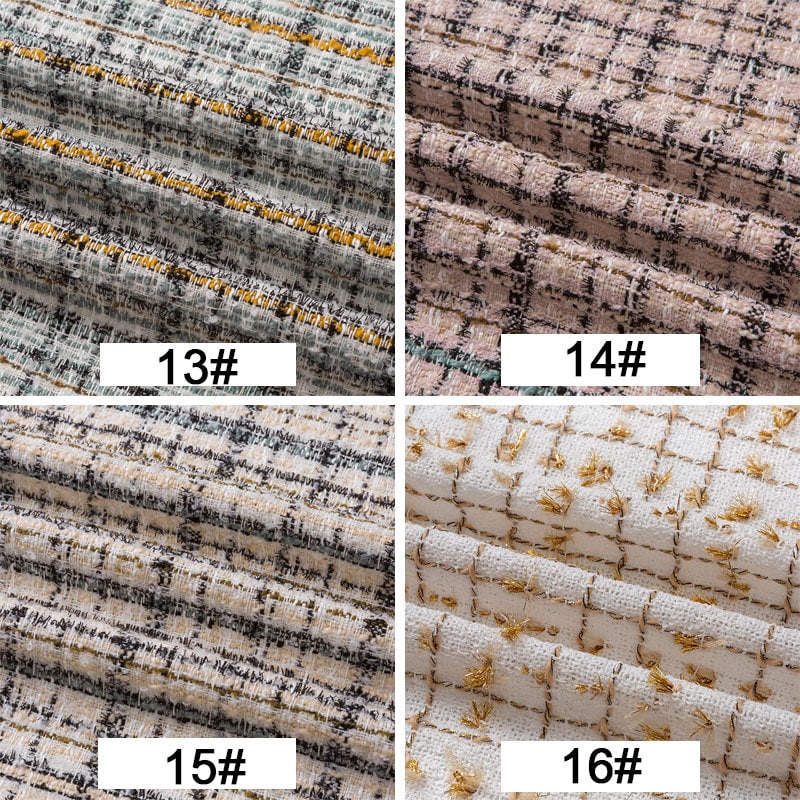 Tweed Fabric, Woven for Coats, Dresses & Hats - Color 11
