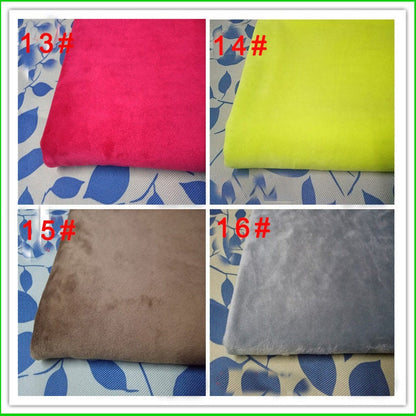 Solid Plush Smooth Minky Fabric for Toys & Baby Blankets - Color 12