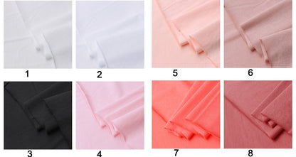 Cotton Jersey Knit Fabric, 100% Cotton for T-Shirts & Dresses - Color 1