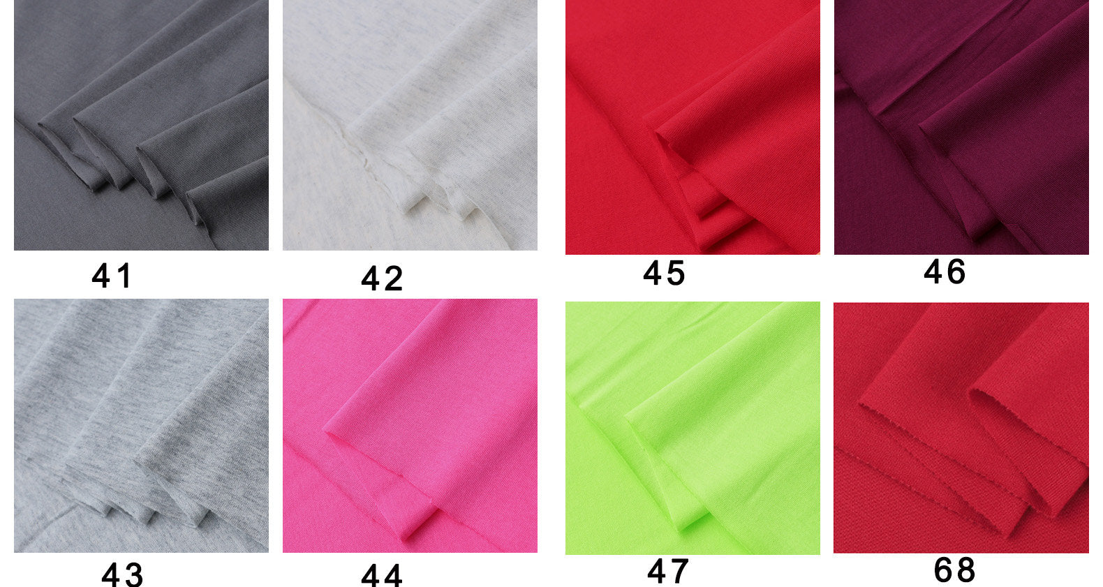 Cotton Jersey Knit Fabric, 100% Cotton for T-Shirts & Dresses - Color 40