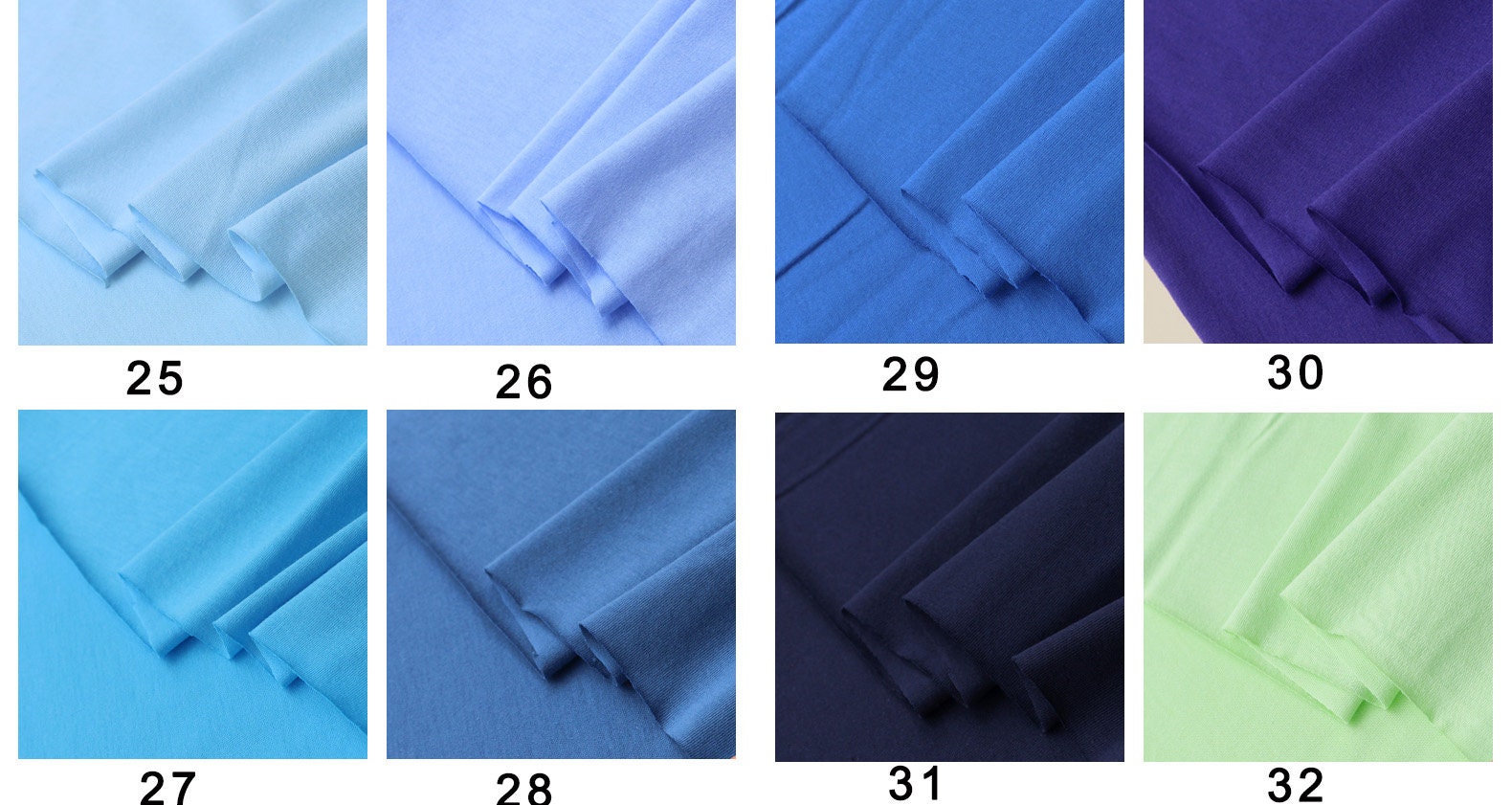 Cotton Jersey Knit Fabric, 100% Cotton for T-Shirts & Dresses - Color 24