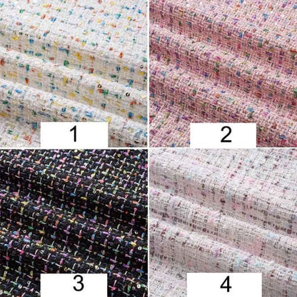 Wool Blend Tweed Fabric, Check, 59 in Wide - Tweed 1