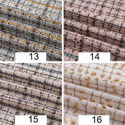 Wool Blend Tweed Fabric, Check, 59 in Wide - Tweed 13