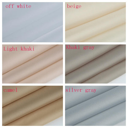 Polyester Taffeta Lining Fabric, 150 cm Wide - White