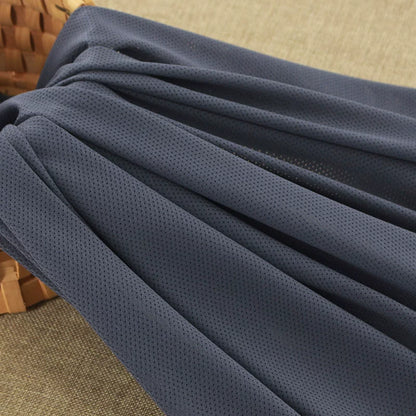 Mesh Fabric, Solid, for Sportswear & Linings, 57 in Wide - Dark Grey