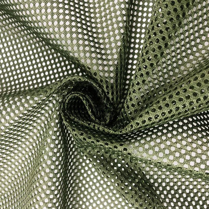 Mesh Fabric, Solid, for Sportswear & Linings, 57 in Wide - Army Green