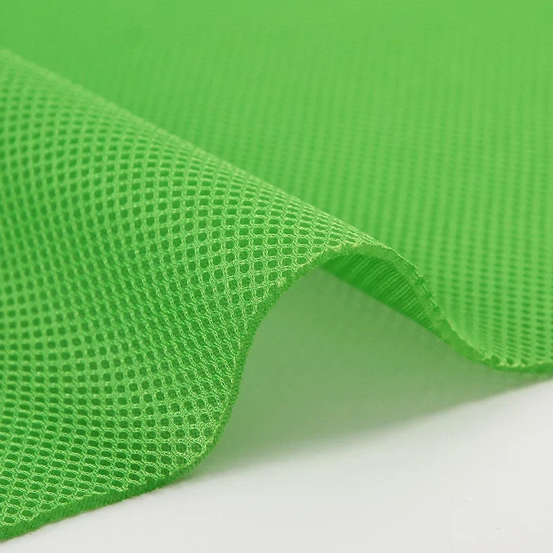 Mesh Fabric, Solid, for Sportswear & Linings, 57 in Wide - Green