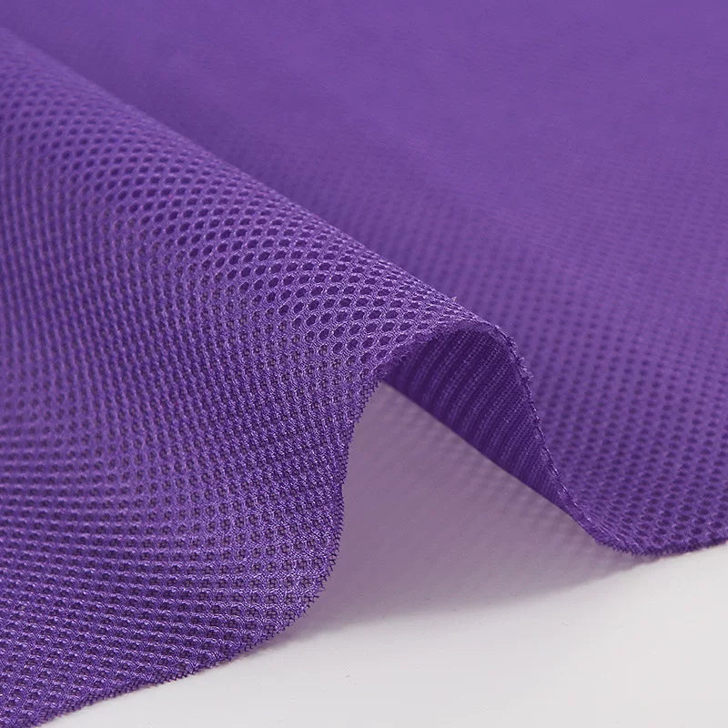Mesh Fabric, Solid, for Sportswear & Linings, 57 in Wide - Purple