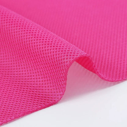 Mesh Fabric, Solid, for Sportswear & Linings, 57 in Wide - Rose Red