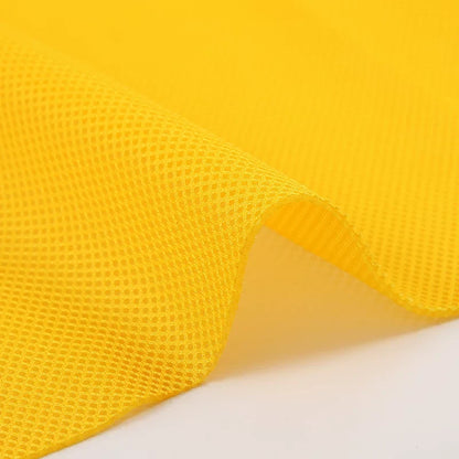 Mesh Fabric, Solid, for Sportswear & Linings, 57 in Wide - Yellow