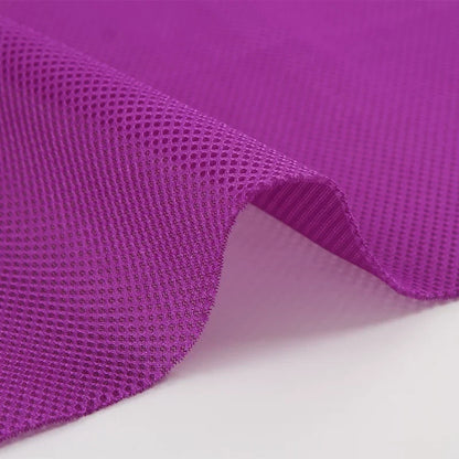 Mesh Fabric, Solid, for Sportswear & Linings, 57 in Wide - Dark Purple