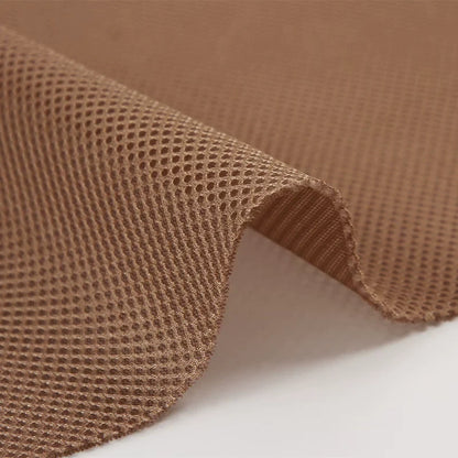 Mesh Fabric, Solid, for Sportswear & Linings, 57 in Wide - Light Coffee