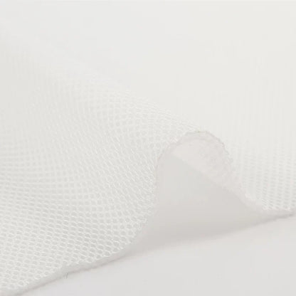 Mesh Fabric, Solid, for Sportswear & Linings, 57 in Wide - Natural White