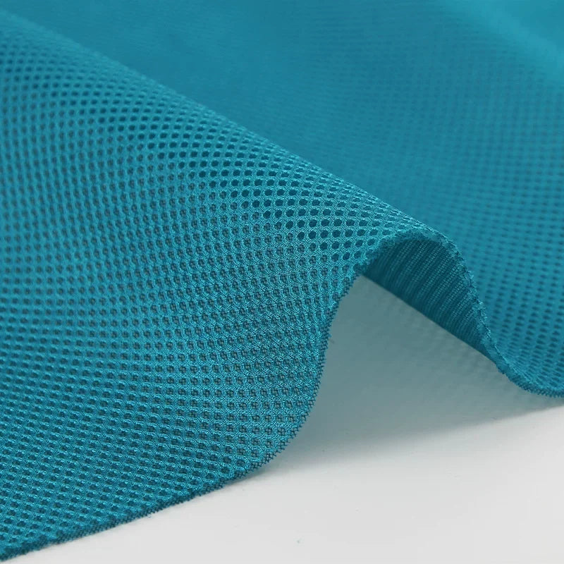 Mesh Fabric, Solid, for Sportswear & Linings, 57 in Wide - Teal Green