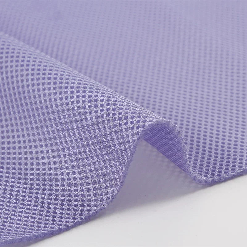 Mesh Fabric, Solid, for Sportswear & Linings, 57 in Wide - Light Purple